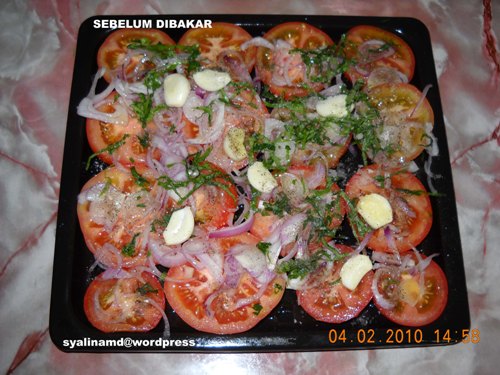 RESEPI : Sup Tomato, Garlic Bread & Bayam Goreng  THE 